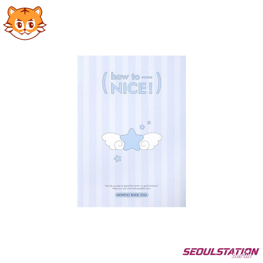 Be on D: Monthly Book 2026 SEOULSTATION berlin Wish Angel Stern Blau Kalender