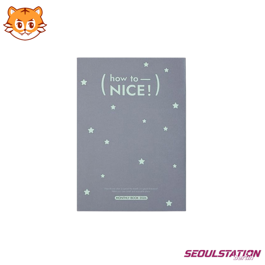Be on D: Monthly Book 2026 SEOULSTATION berlin Soda Star Sterne Blau Kalender