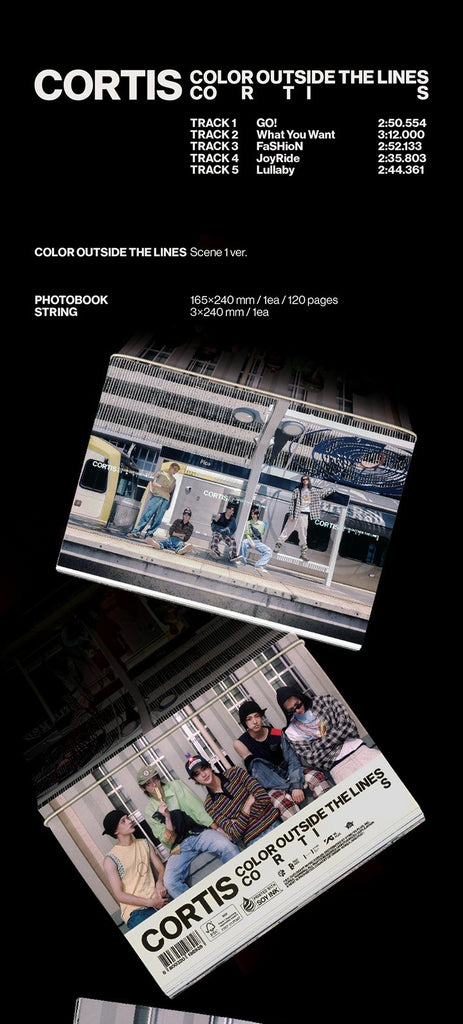 CORTIS COLOR OUTSIDE THE LINES SEOULSTATON berlin Kpop Album