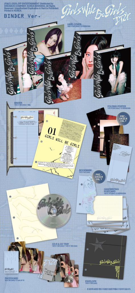 ITZY Girls Will Be Girls Binder Packshot SEOULSTATION berlin