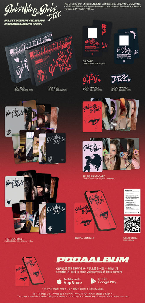 ITZY Girls Will Be Girls Pocaalbum Packshot SEOULSTATION berlin
