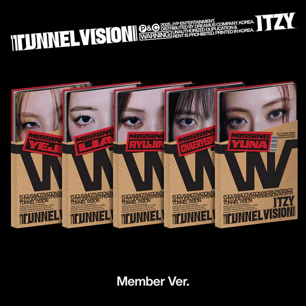 ITZY TUNNEL VISION Member Version SEOULSTATION berlin kpop girlgroup