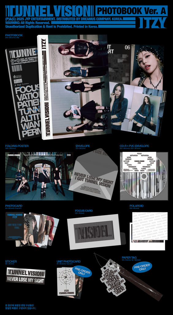 ITZY TUNNEL VISION Photobook Version SEOULSTATION berlin Lieferumfang Kpop