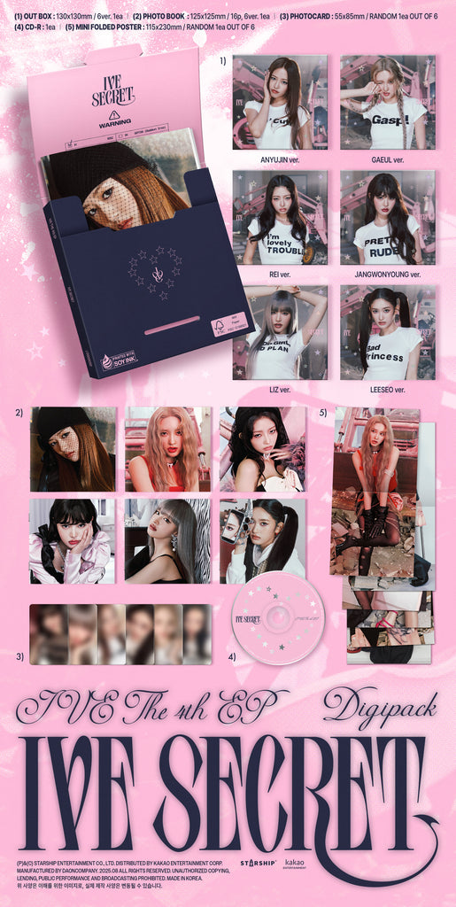 IVE SECRET Digipack Version SEOULSTATION berlin CD album