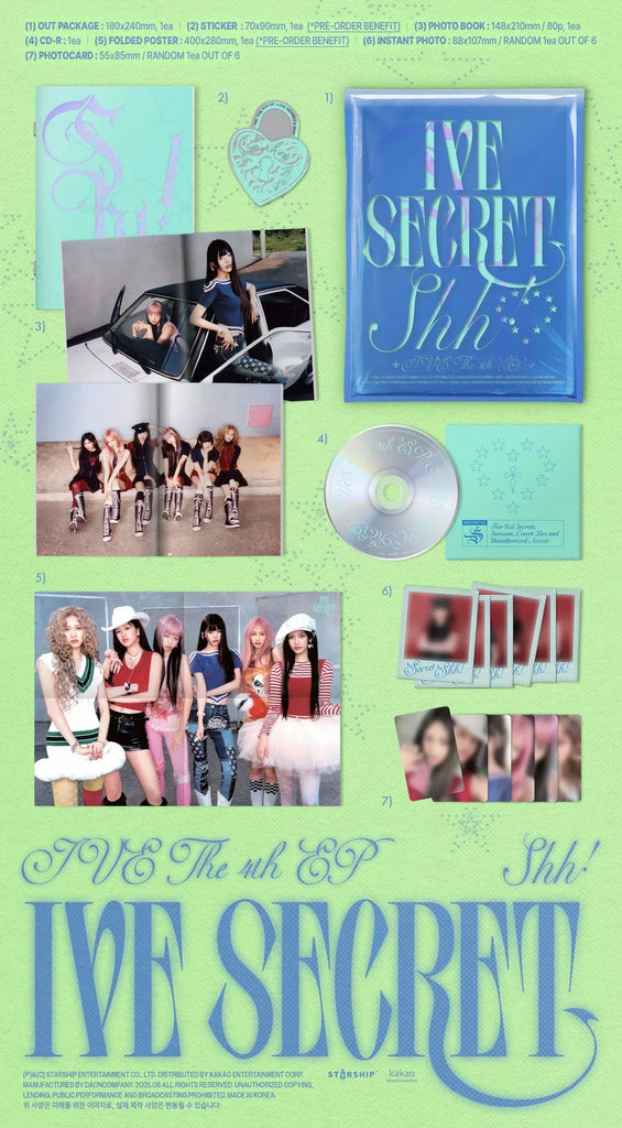 IVE SECRET Standard Version SEOULSTATION berlin Kpop Album