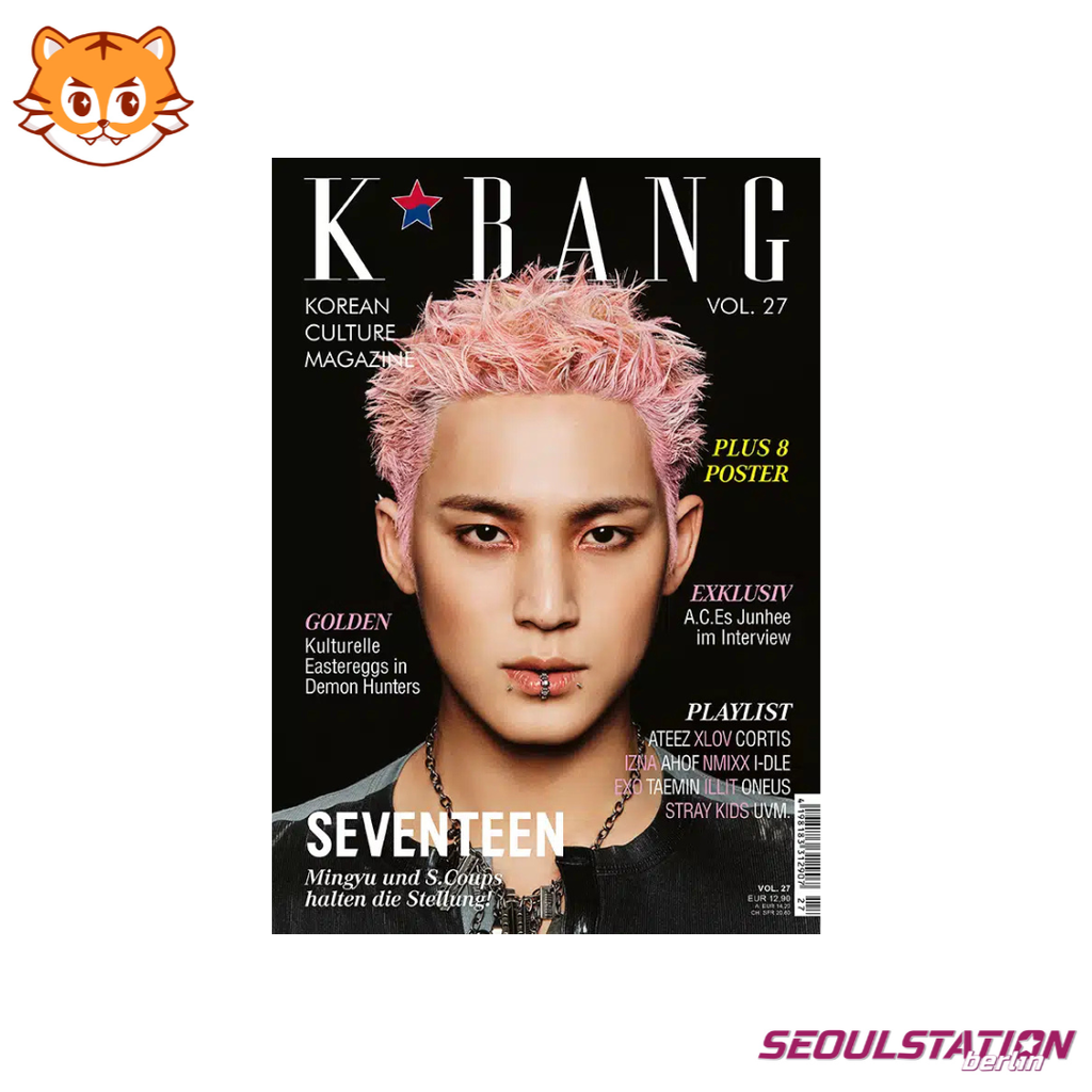 KBang Volume 27 San Mingyu Kpop Demon Hunters SEOULSTATION berlin Seventeen Magazin