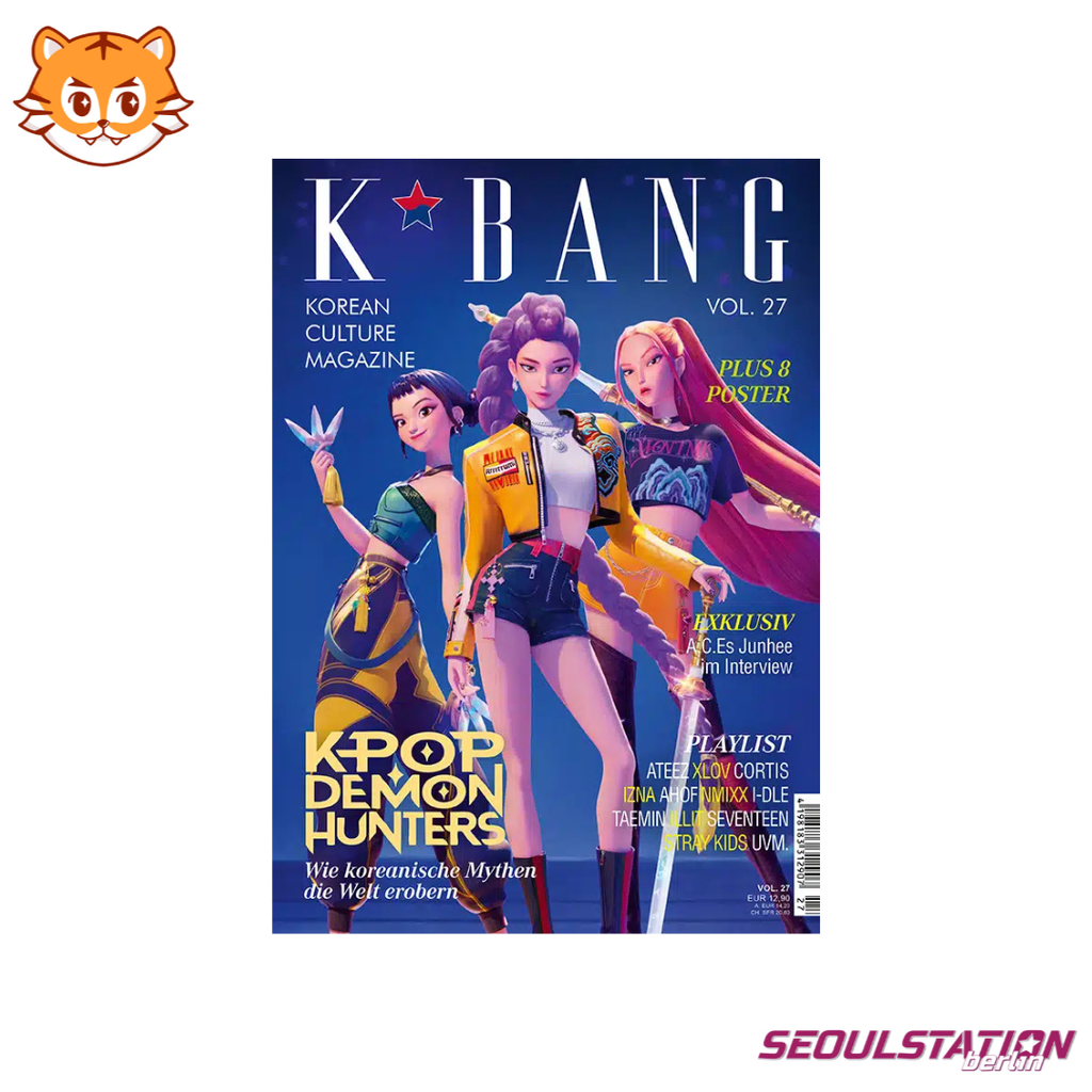 KBang Volume 27 San Mingyu Kpop Demon Hunters SEOULSTATION berlin Huntrix Magazin
