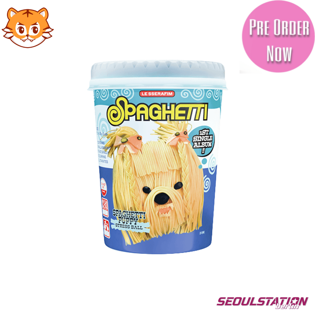 LE SSERAFIM SPAGHETTI 1st Single Album Stress Ball Version SEOULSTATION berlin Sressball Puppy