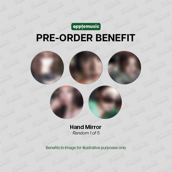 Le Sserafim Spaghetti Pre-Order benfifit hand mirror SEOULSTATION berlin