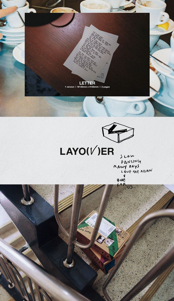 SEOULSTATION berlin BTS V Layover Photobook Version packshot