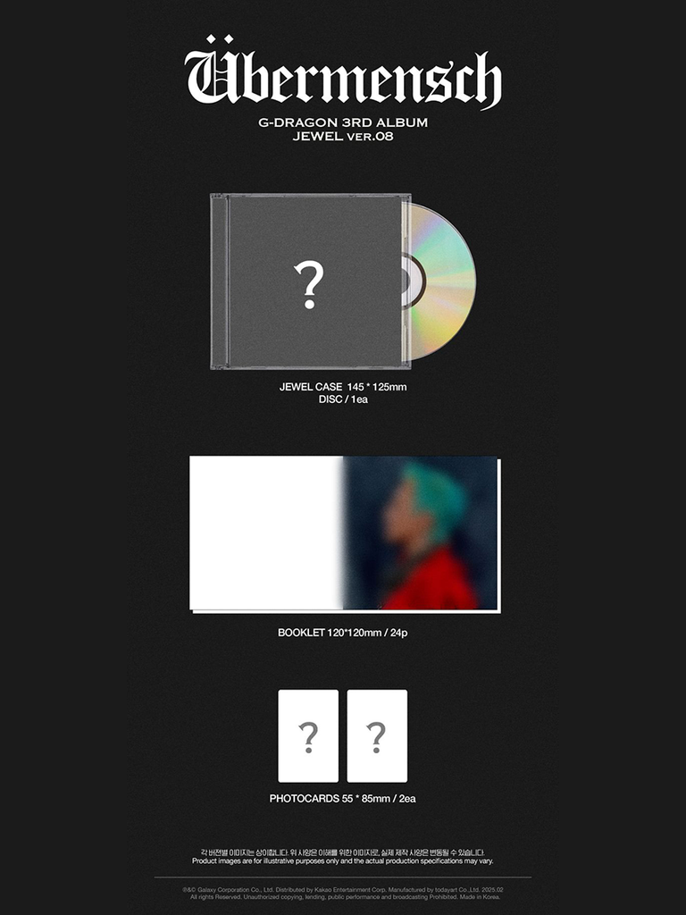 SEOULSTATION berlin G-Dragon Solo Album ver 8 Übermensch