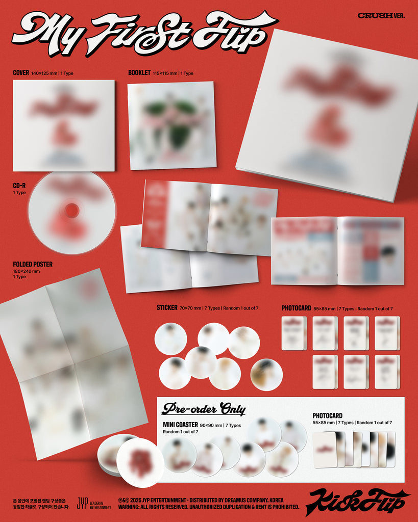 SEOULSTATION berlin KickFlip The 3rd Mini Album My First Flip CRUSH Ver Digipack
