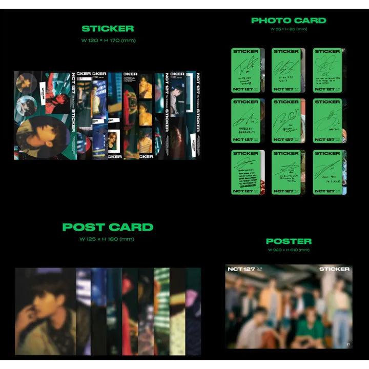 SEOULSTATION_berlin_NCT 127 Sticker KPOP Album