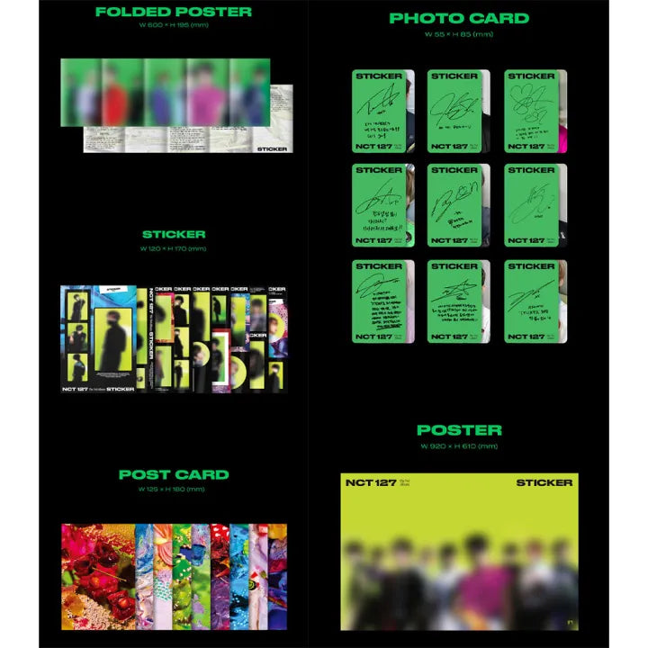 SEOULSTATION_berlin_NCT 127 Sticker KPOP Album