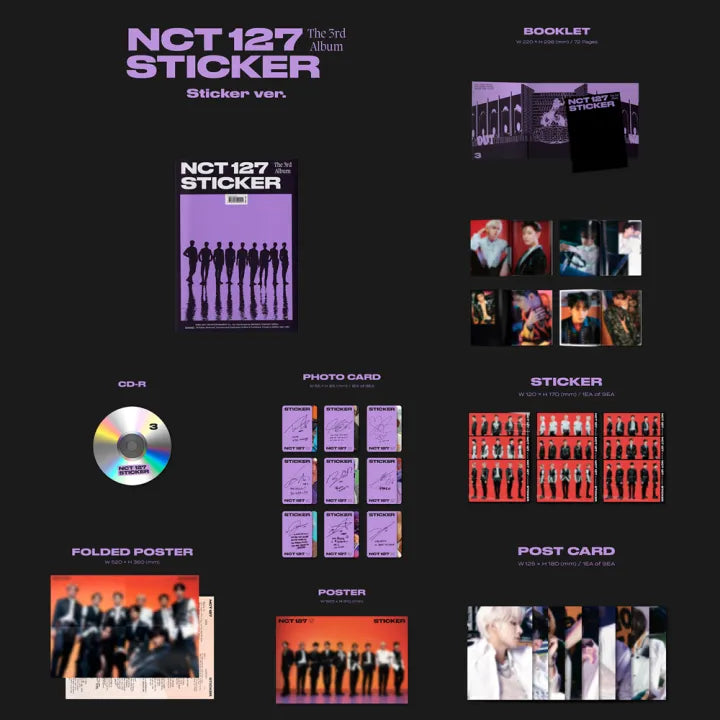 SEOULSTATION_berlin_NCT 127 Sticker Version KPOP Album Booklet