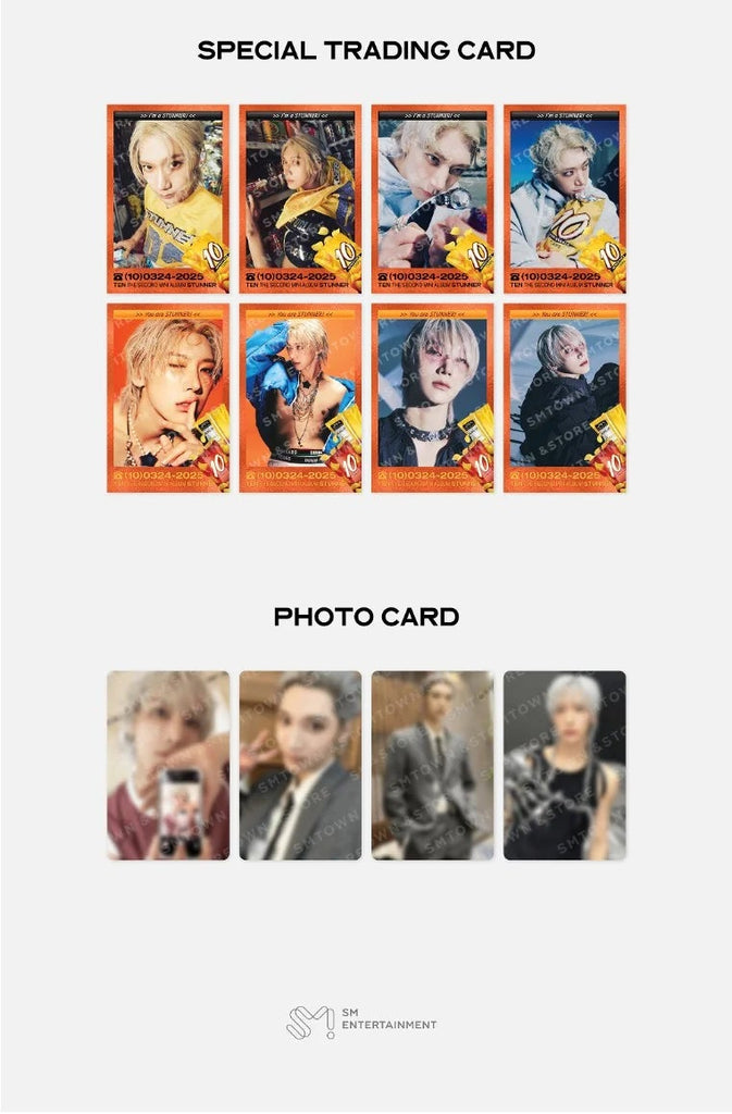 SEOULSTATION berlin TEN (NCT) - STUNNER Random Trading Card Set Template