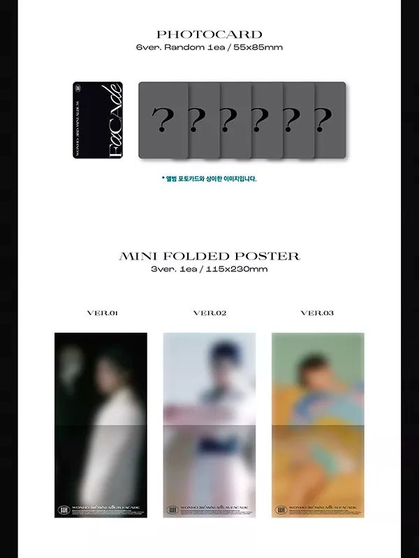 SEOULSTATION_berlin_Wonho Facade Jewel Case Photocard