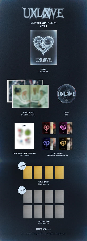 XLOV UXLXVE 1ST MINI ALBUM SEOULSTATION berlin Music CD