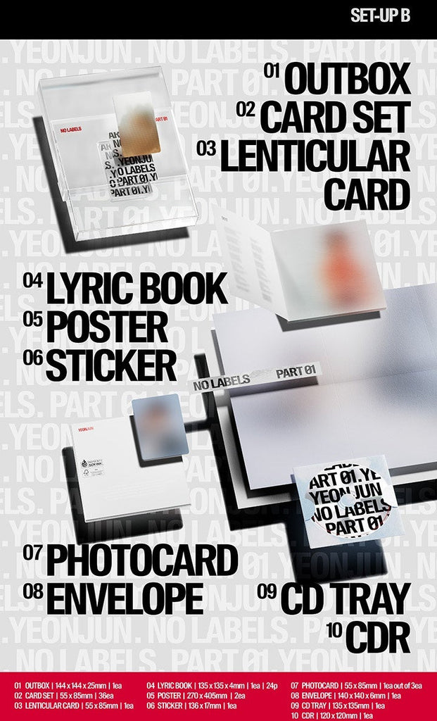 Yeonjun No Labels Part 01 Album Packshot Set Up B SEOULSTATION berlin
