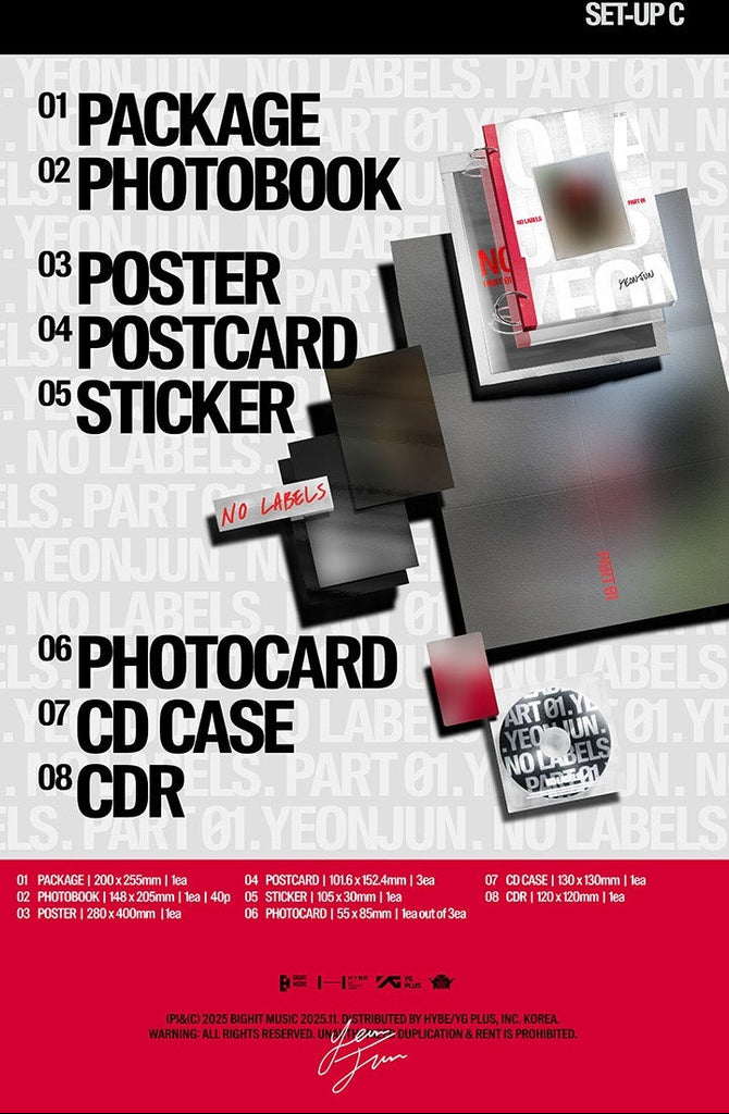 Yeonjun No Labels Part 01 Album Packshot Set Up C SEOULSTATION berlin