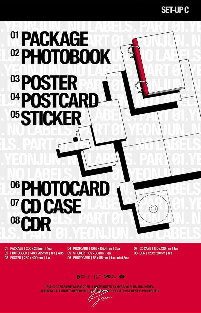 Yeonjun TXT No Labels Part 1 Packshot Photobook Set Up C SEOULSTATION berlin