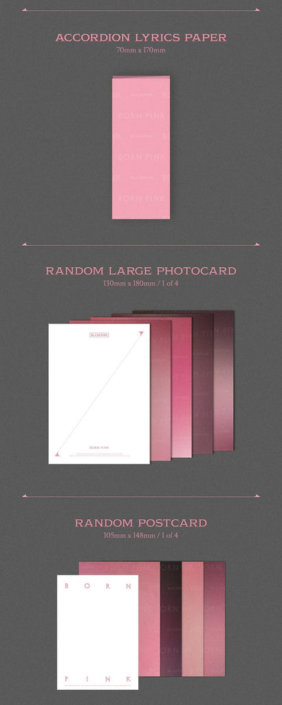 SEOULSTATION berlin Blackpink Born Pink Box Version pink version Postcard