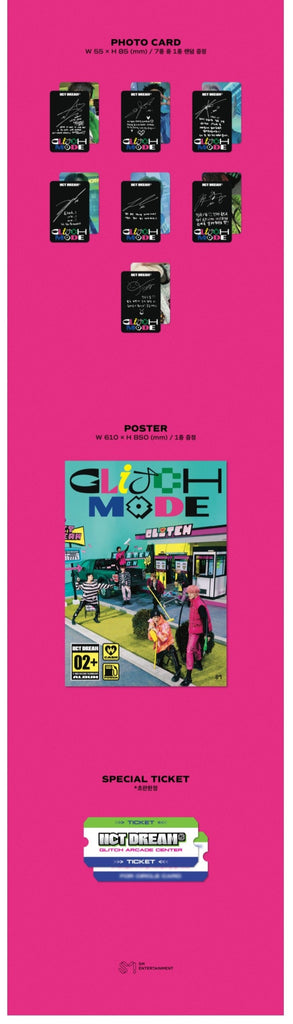 SEOULSTATION berlin NCT DREAM GLITCHMODE Digipack 