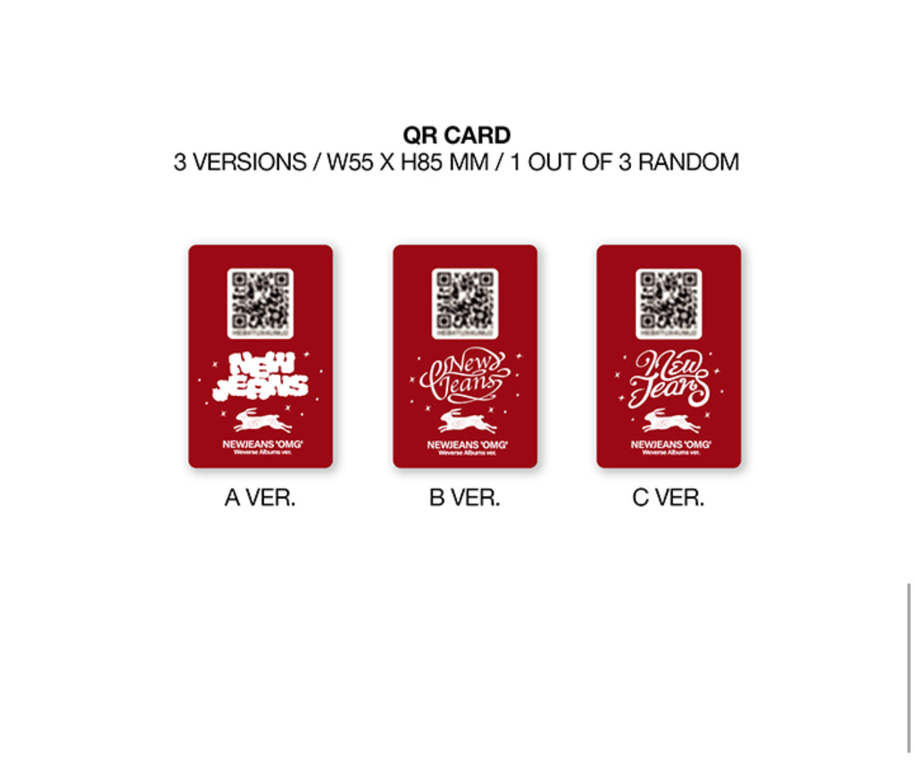 SEOULSTATION_berlin_NewJeans_OMG_weverse_album_version_QR_card