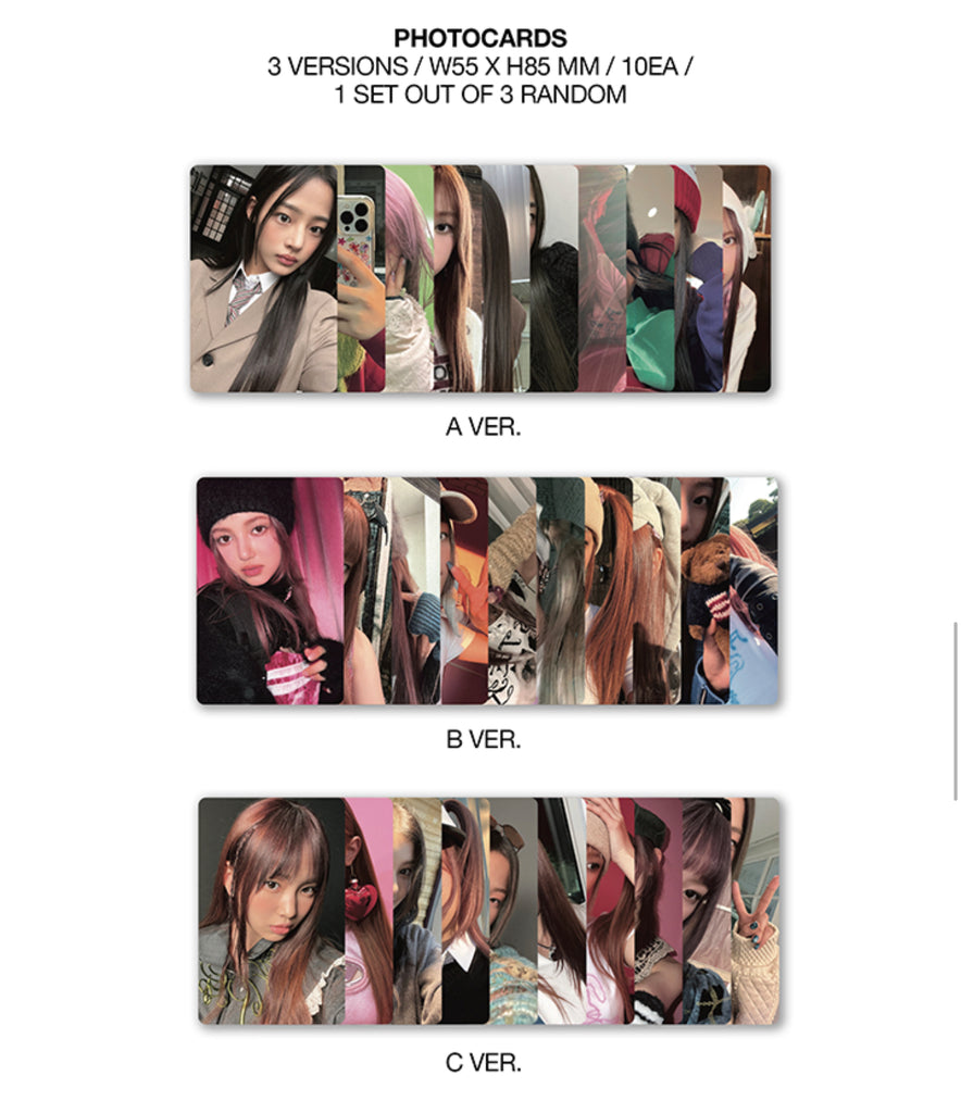 SEOULSTATION berlin NewJeans OMG weverse album version photocard set