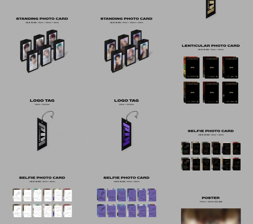 SEOULSTATION_berlin_P1ARMONY Disharmony : Find out Photobook selfie Photocard