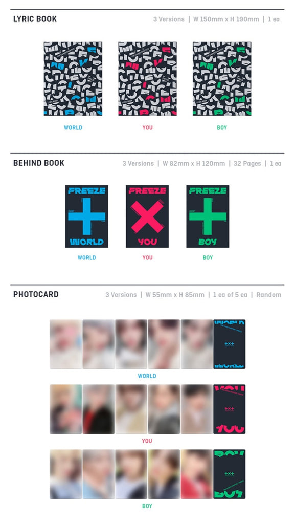 SEOULSTATION_berlin_TXT The Chaos Chapter Freeze Kpop Album