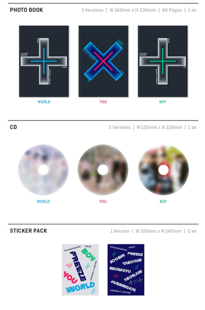 SEOULSTATION_berlin_TXT The Chaos Chapter Freeze Kpop Album