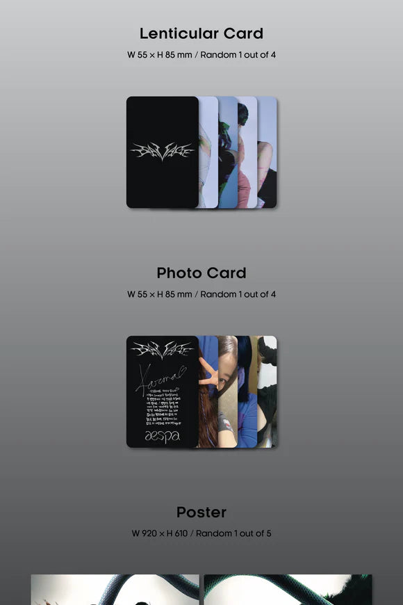 SEOULSTATION_berlin_aespa_Savage_Hallucination_Quest_Ver. Photocard