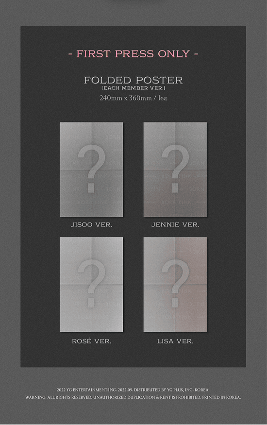 image_SEOULSTATION berlin Blackpink Born Pink Digipack Version first press only